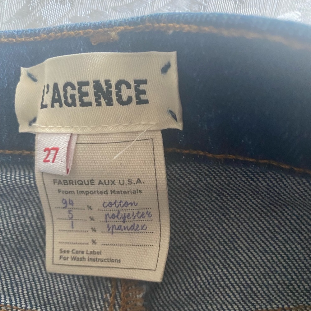 L’agence straight leg jean